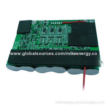Lithium-ion Rechargeable Battery Pack with NCR18650 Cells, 6S/18650/22.2V/3.1Ah